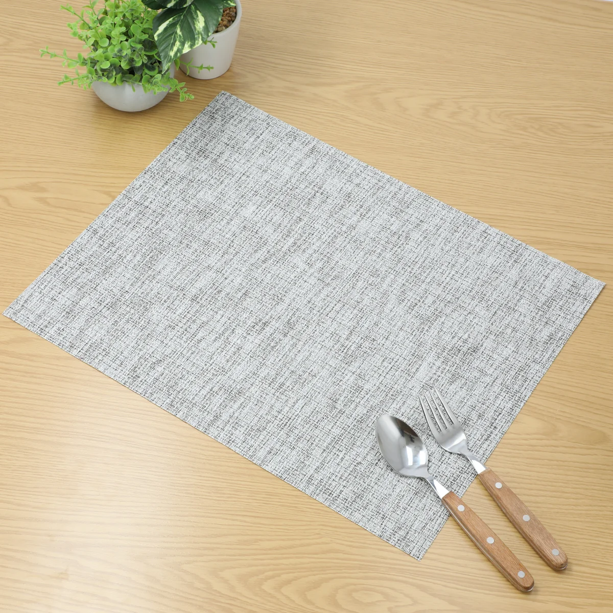 World-Class PVC LUNCHEON MAT MARBRE2 LGY Verified