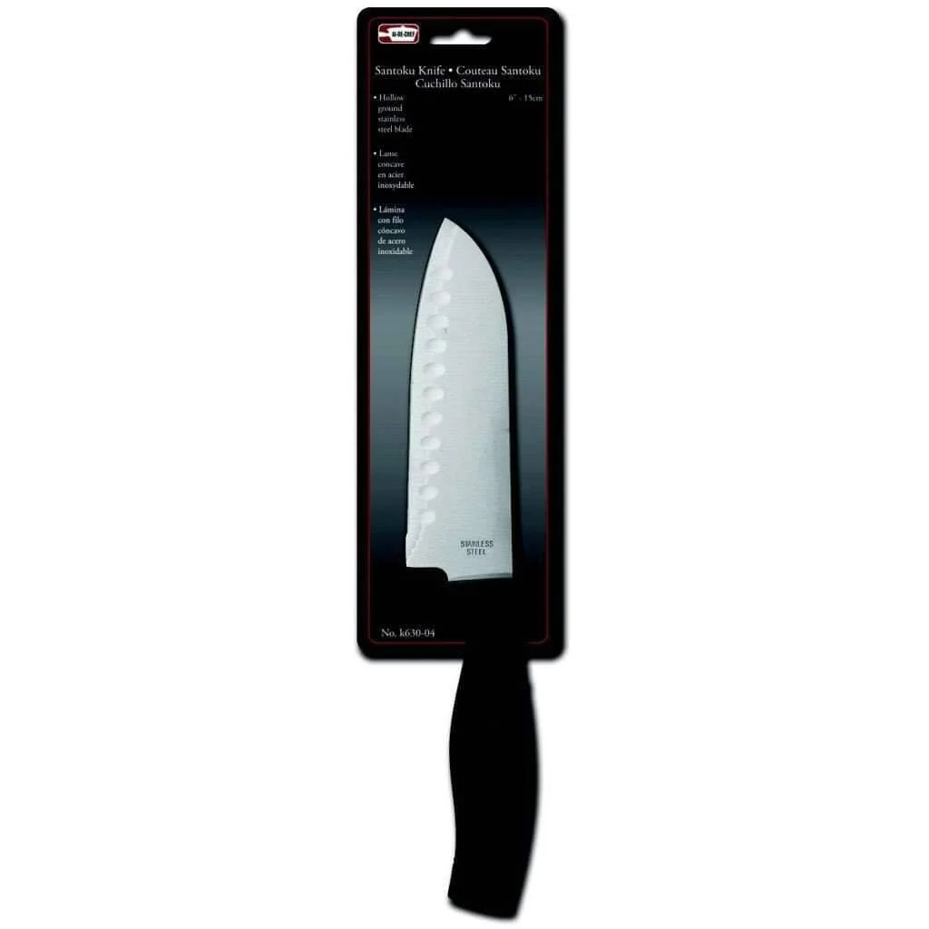 Natural Santoku Knife 6in 15cm Excellent