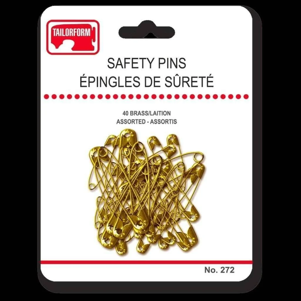Authentic Brass Safety Pins Innovative