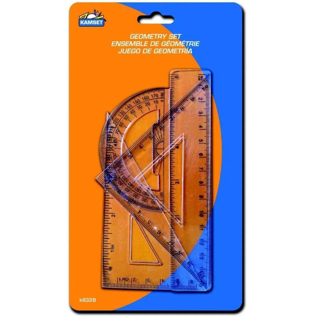 Long-Lasting Geometry Set 4 Pcs Recyclable