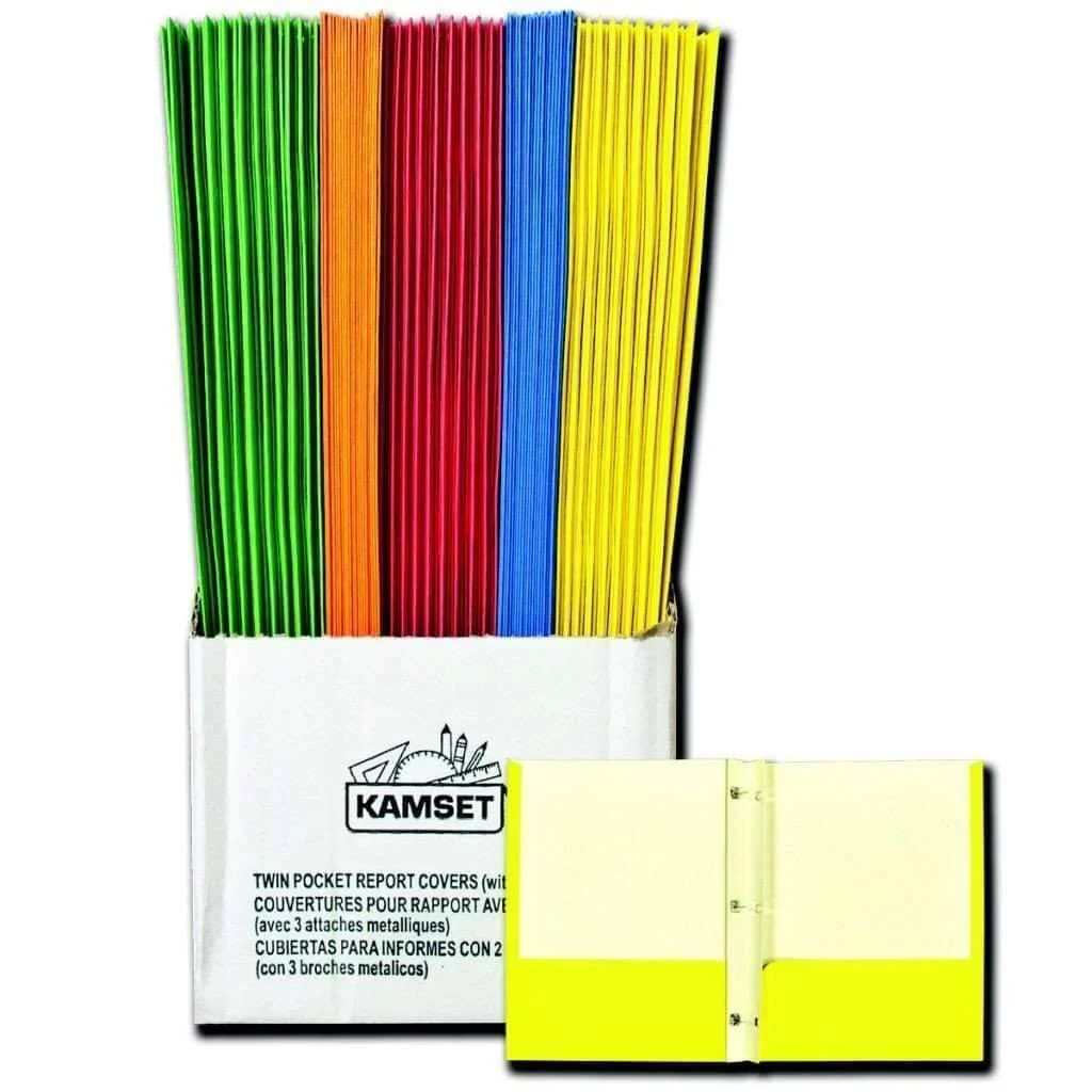 Crafted 2 Pocket report Covers 50 Pcs Relaxed