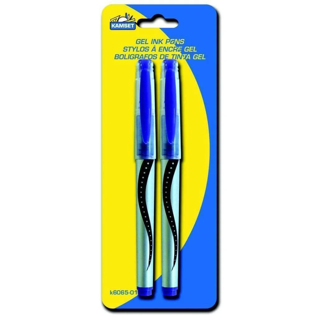 Practical Gel Ink Pens 2 Blue Fashionable