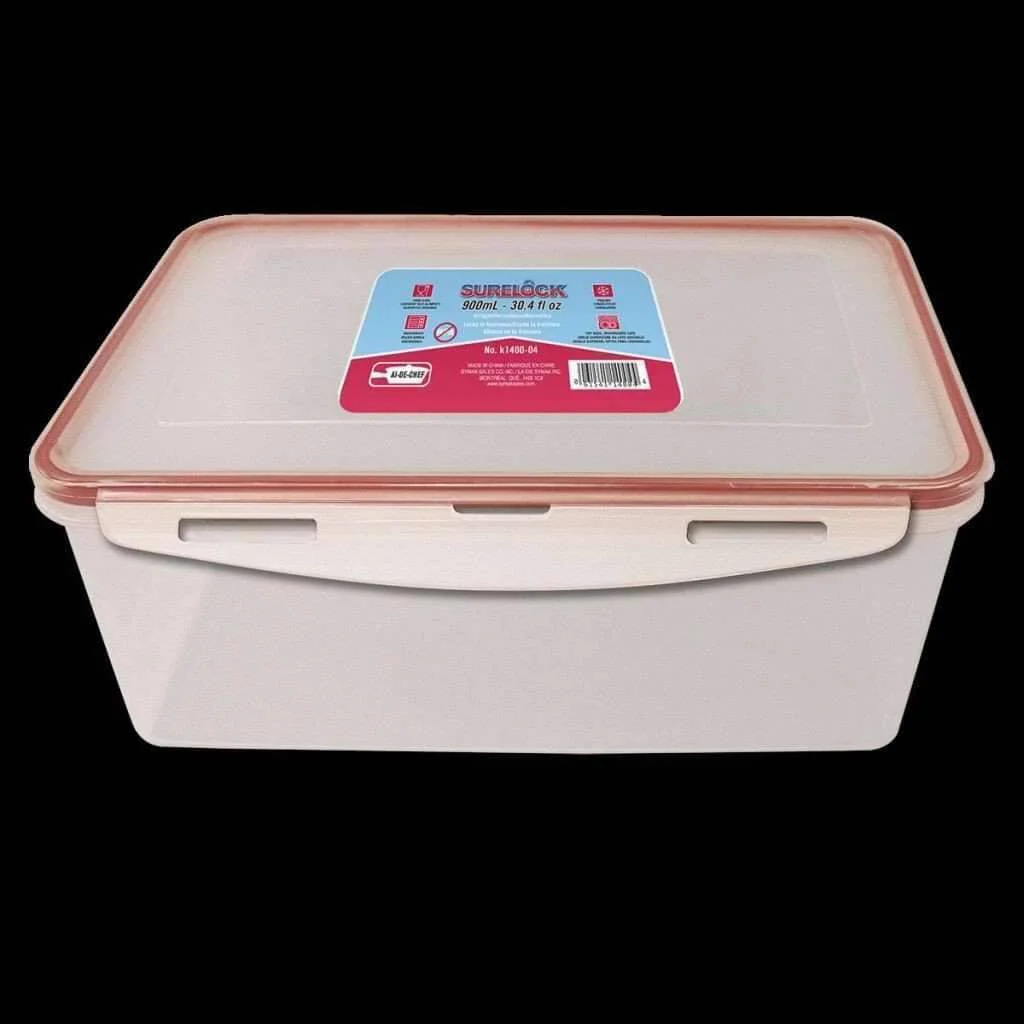 Efficient Surelock Food Container 900ml Premium
