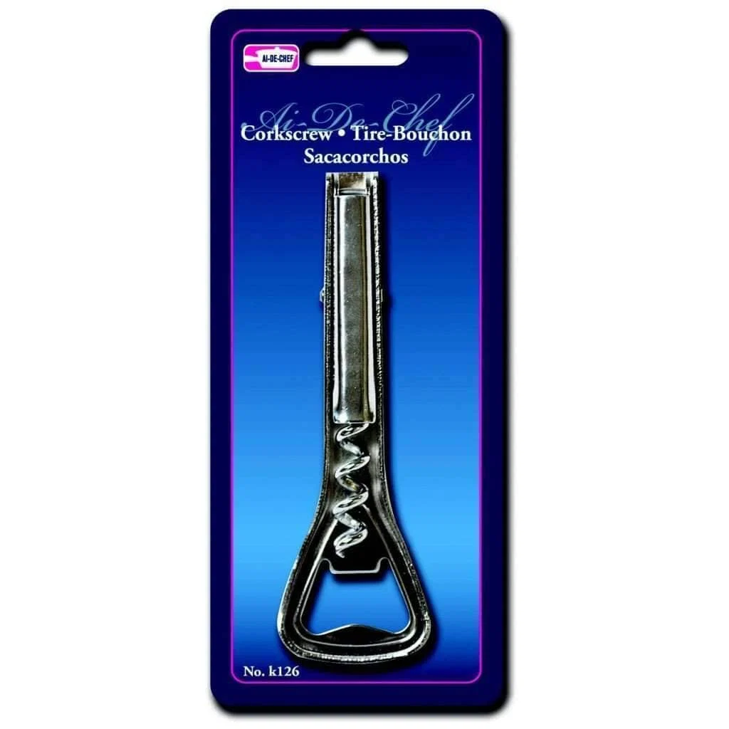 Detailed Bottle Boy Opener Corkscrew Traditional
