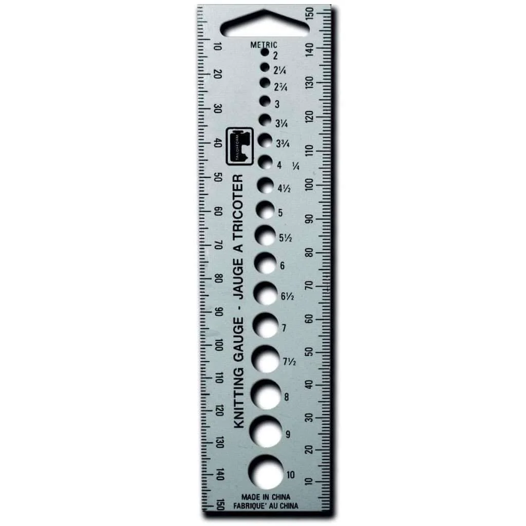 High-Grade Knitting Gauge Reusable