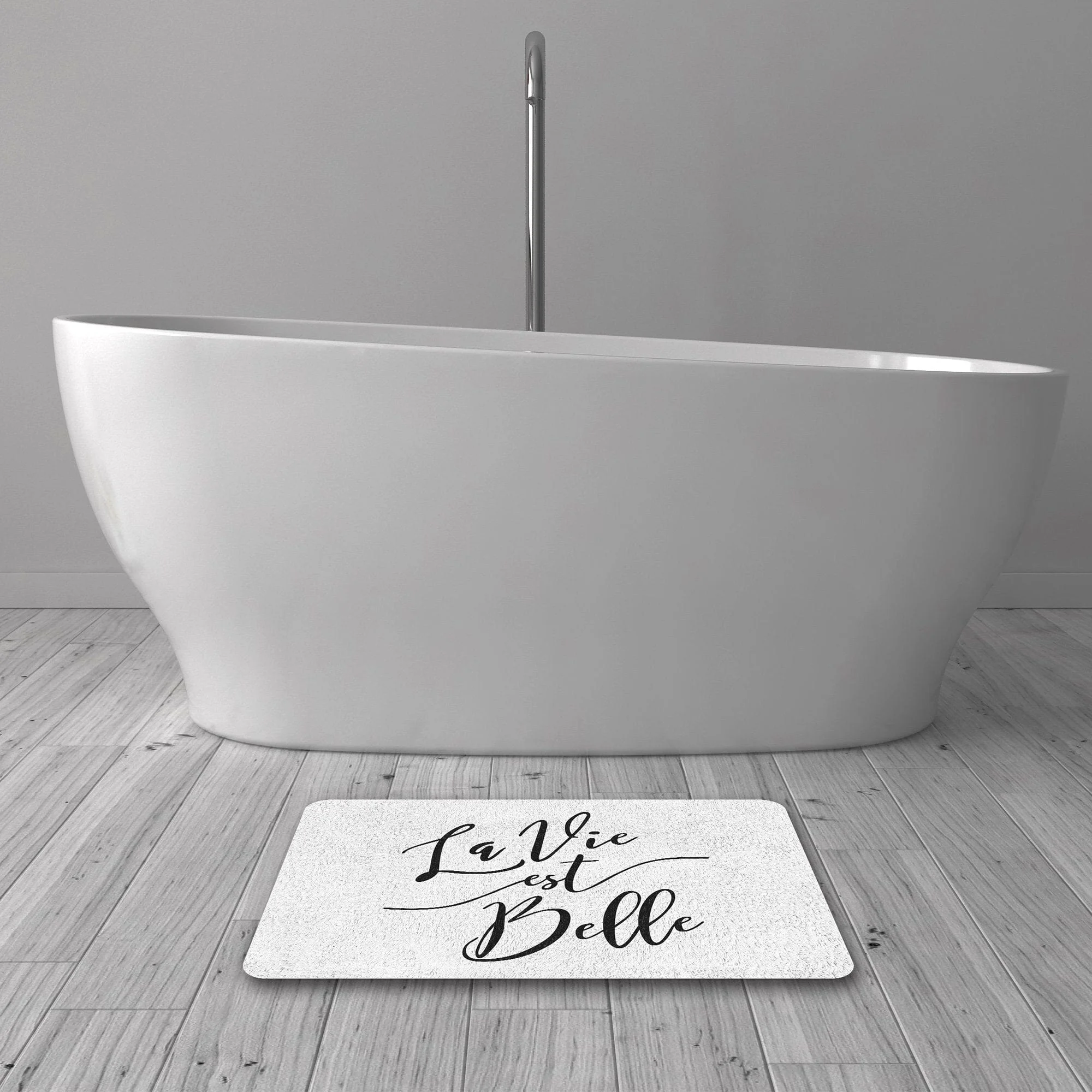 Unique Lauren Taylor – La Vie est Belle Bath Mat Certified