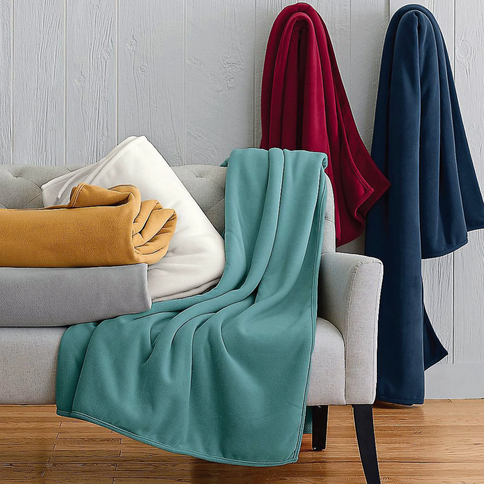Trusted Assorted Micro-Fleece Throws Fine Crafted