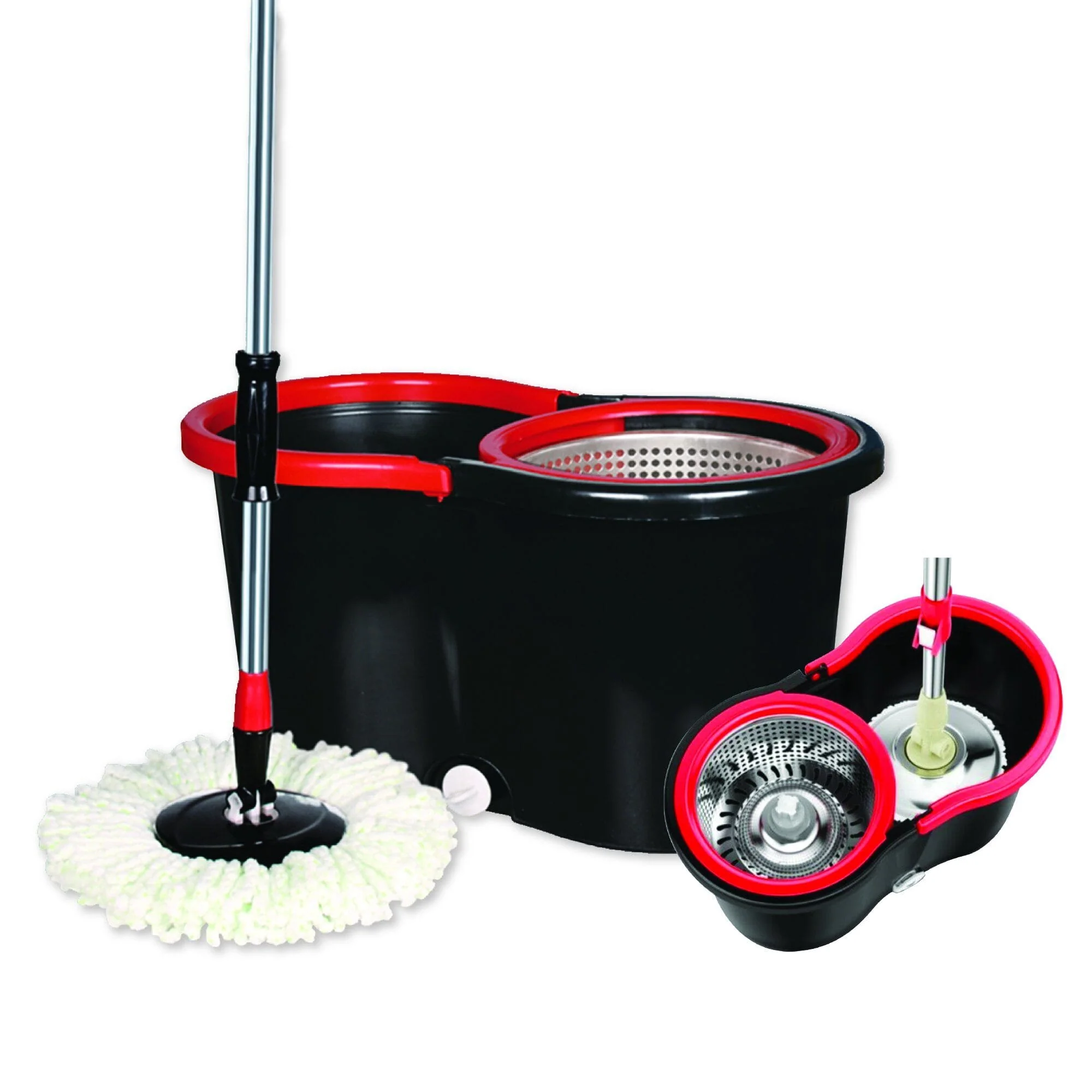 Casual Cyclone Spin Mop Bucket System – Easy Clean Set Soft