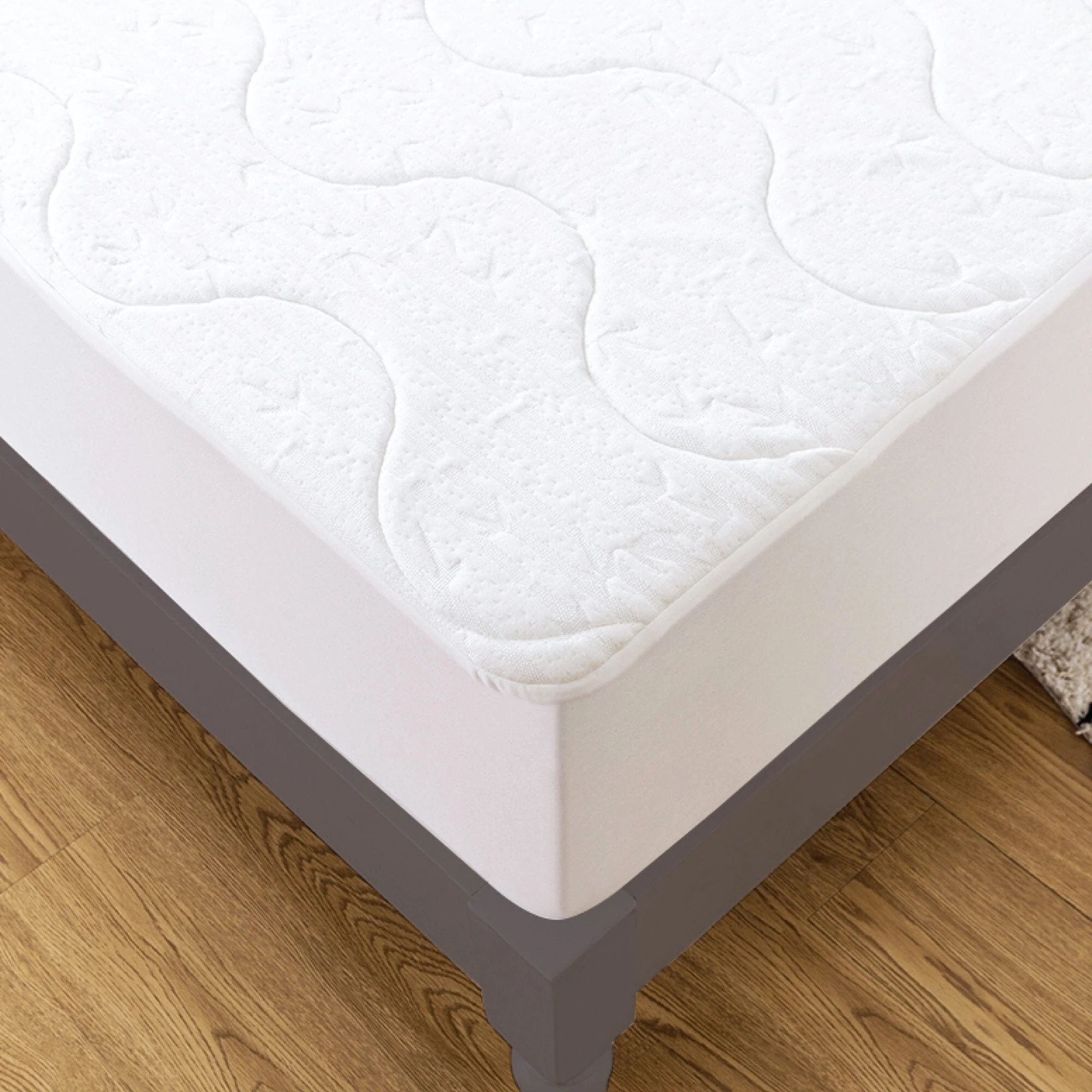 Durable Maison Blanche Bamboo Memory Foam Mattress Pad Consistent