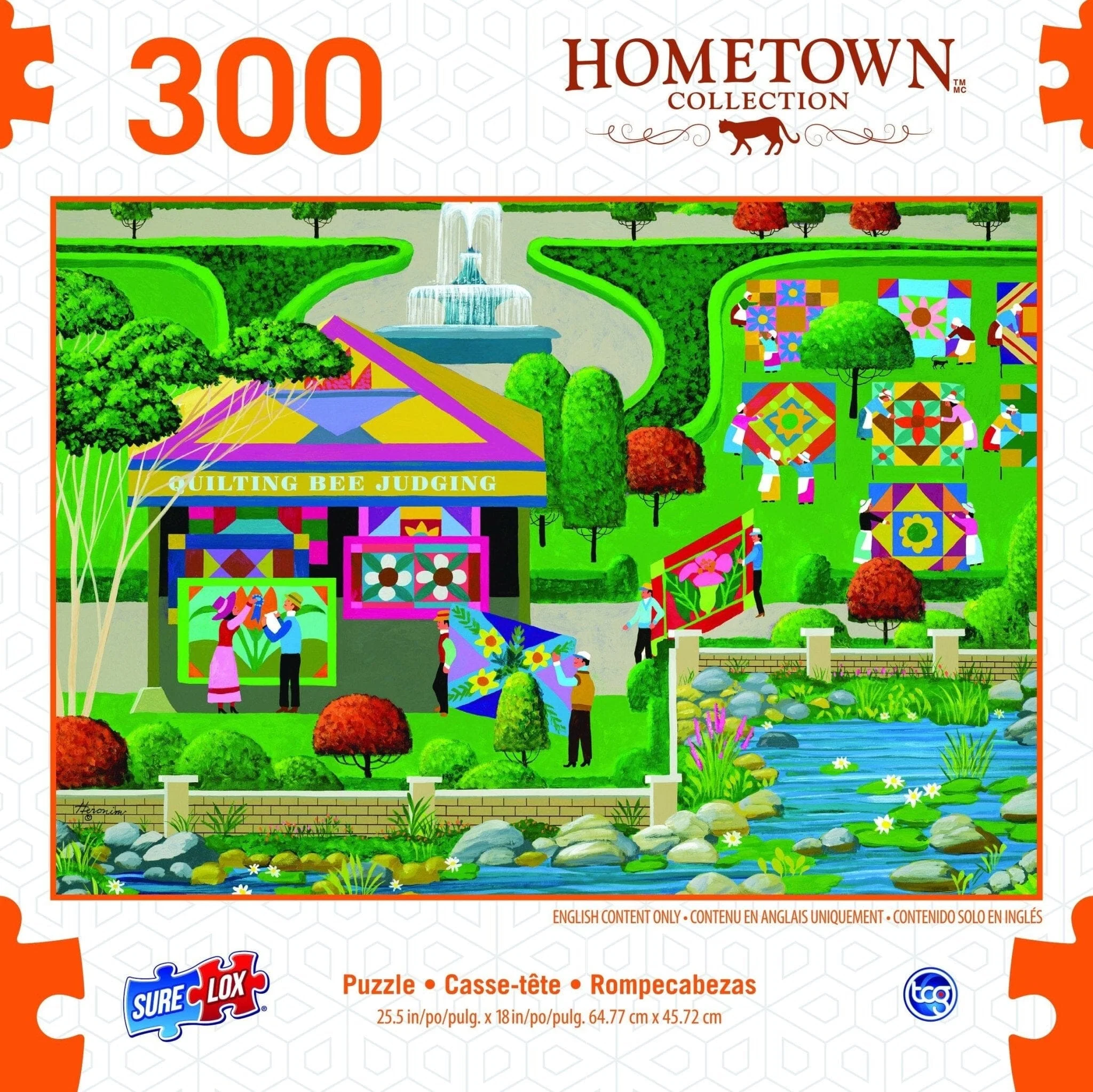 Natural 300pc Quilting Bee Puzzle Unique