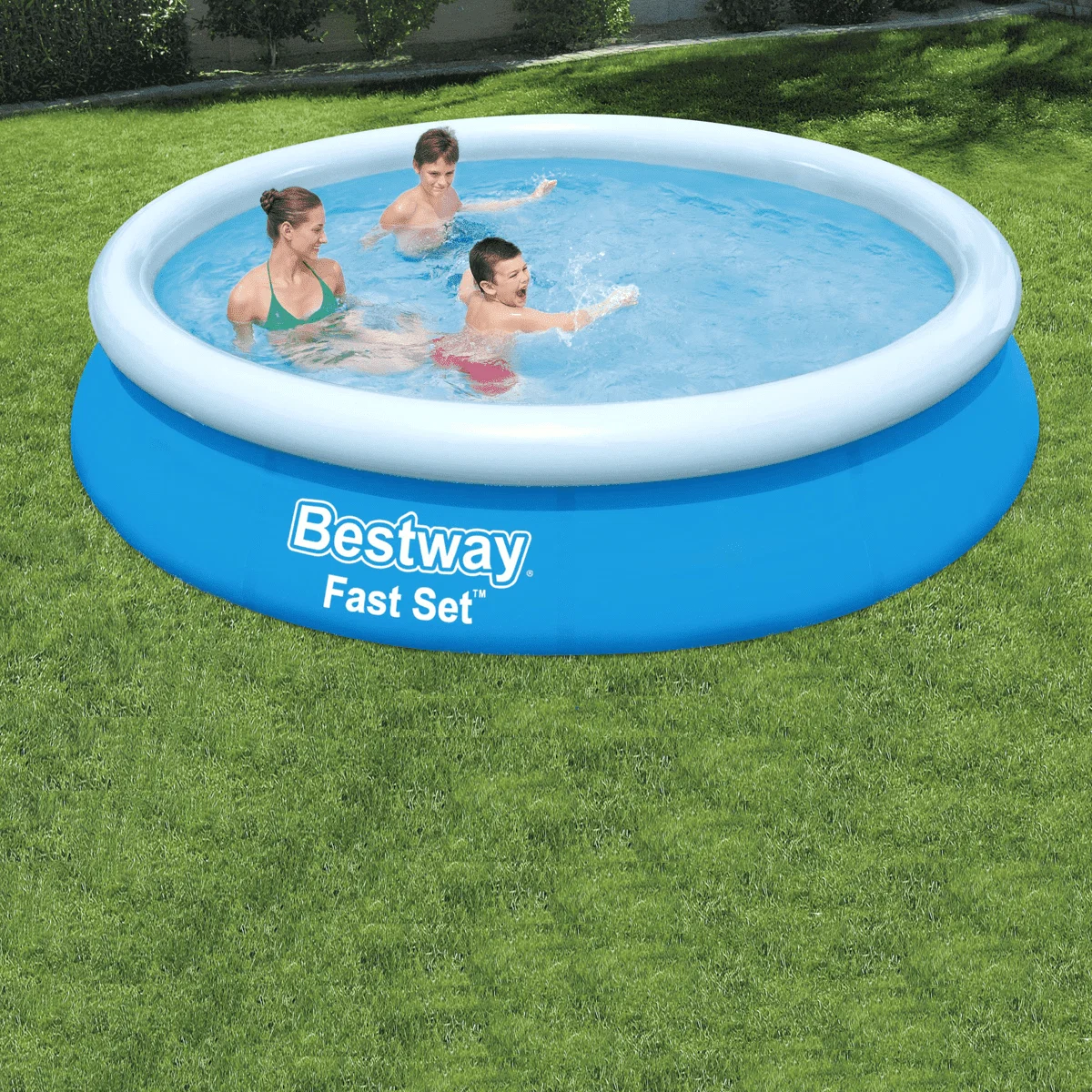 Authentic way Fast Set 12 x 30 Round Inflatable Pool Set Traditional