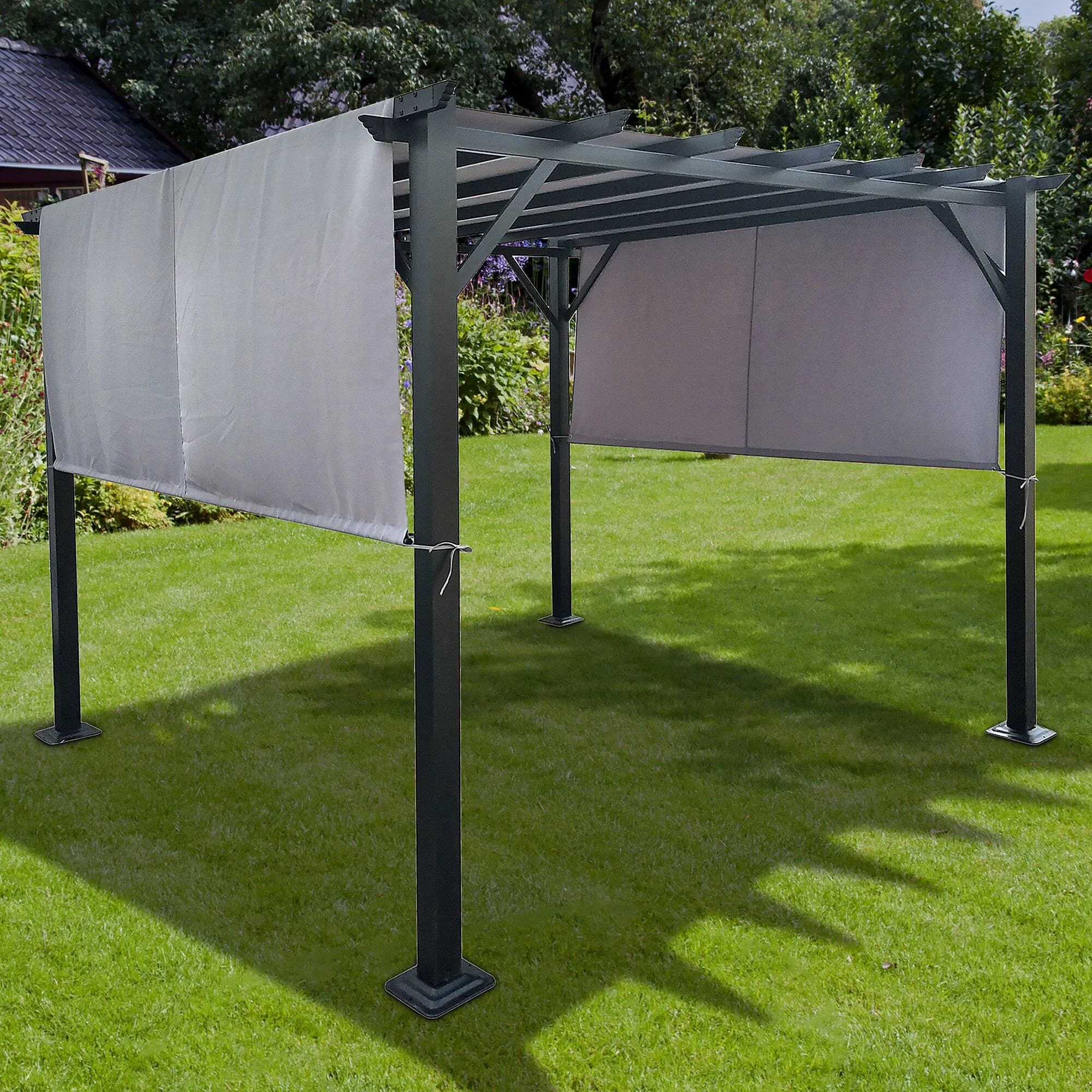 Quality Pergola with retractable covers Classic