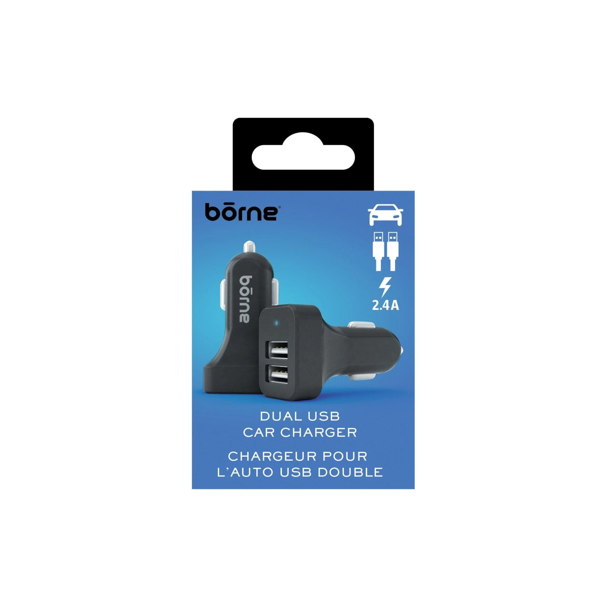 Elite CAR CHARGER DUAL USB 2.4A Casual