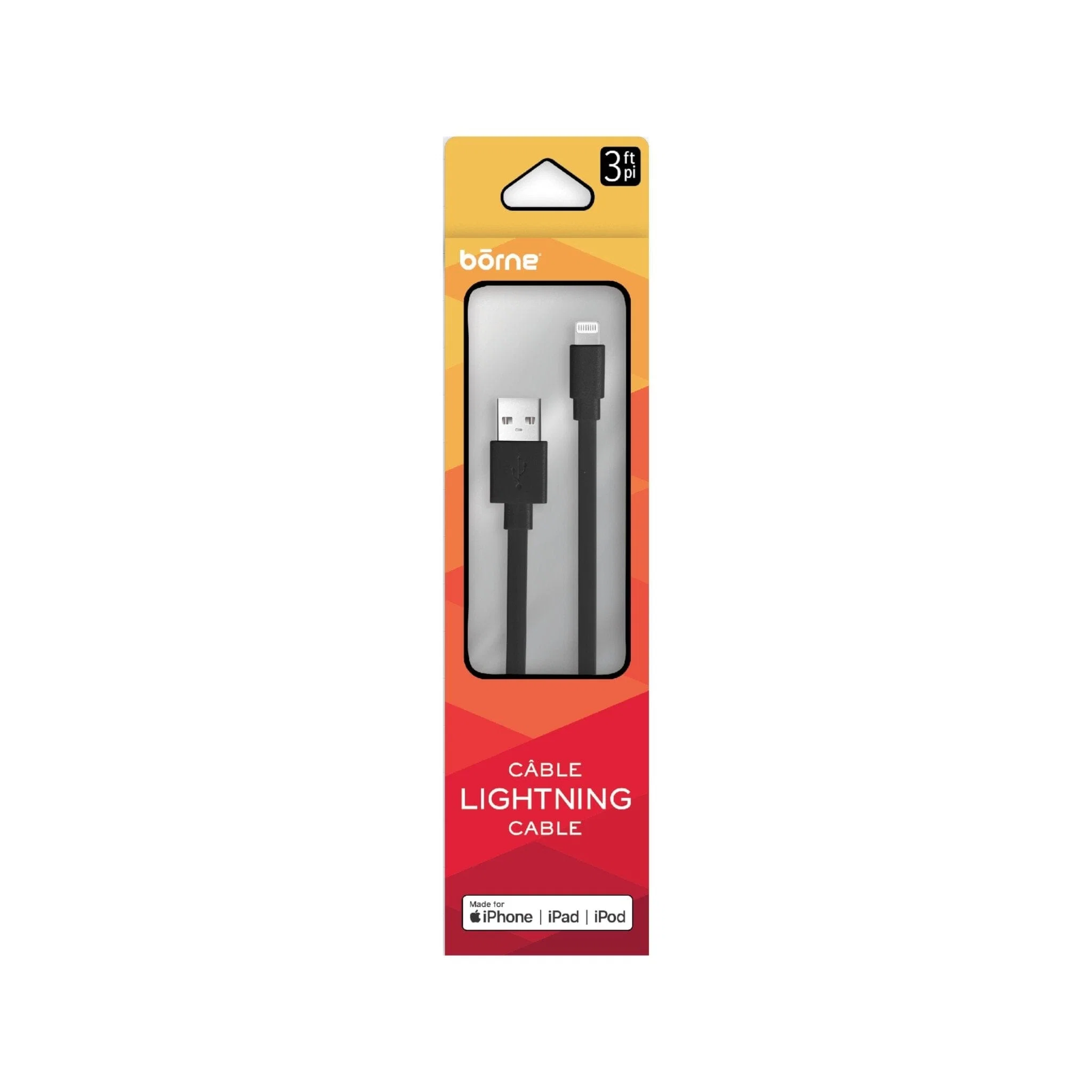 Selected APPLE MFI LIGHTNING FLAT CABLE 3FT Reusable