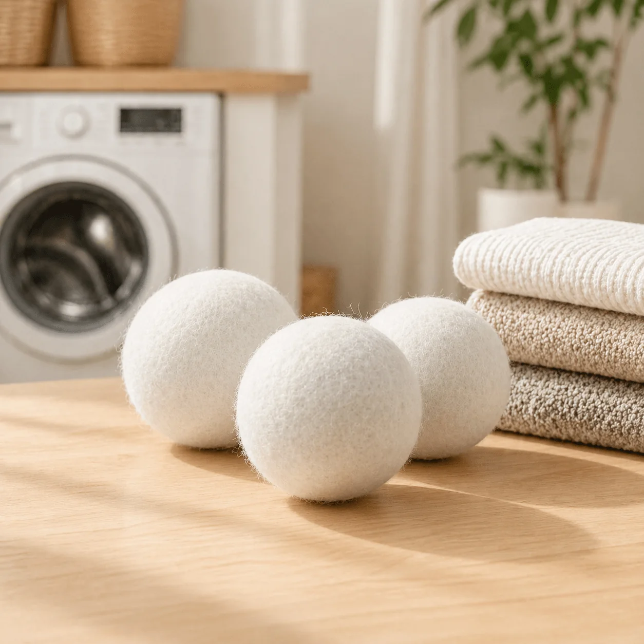 Eco-Friendly Lauren Taylor 6-Pack Wool Dryer Balls Organic