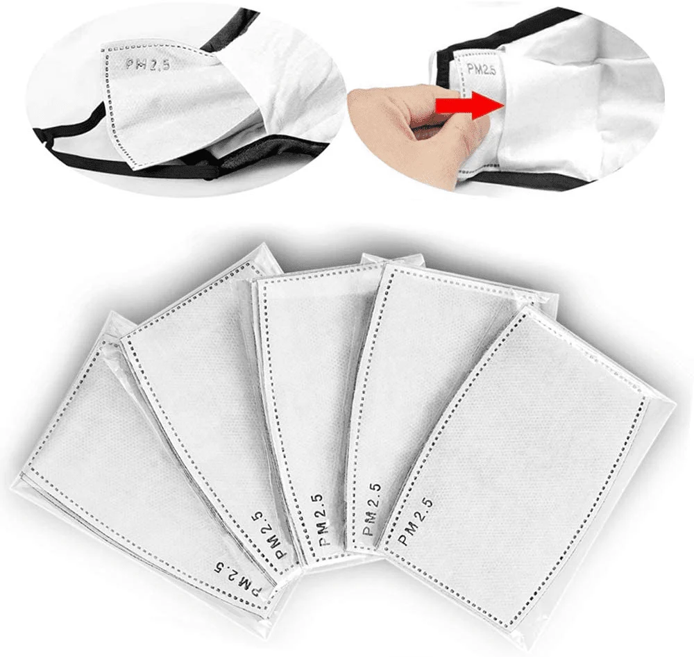Soft 5 Layer Carbon Mask Filter Pack Proven