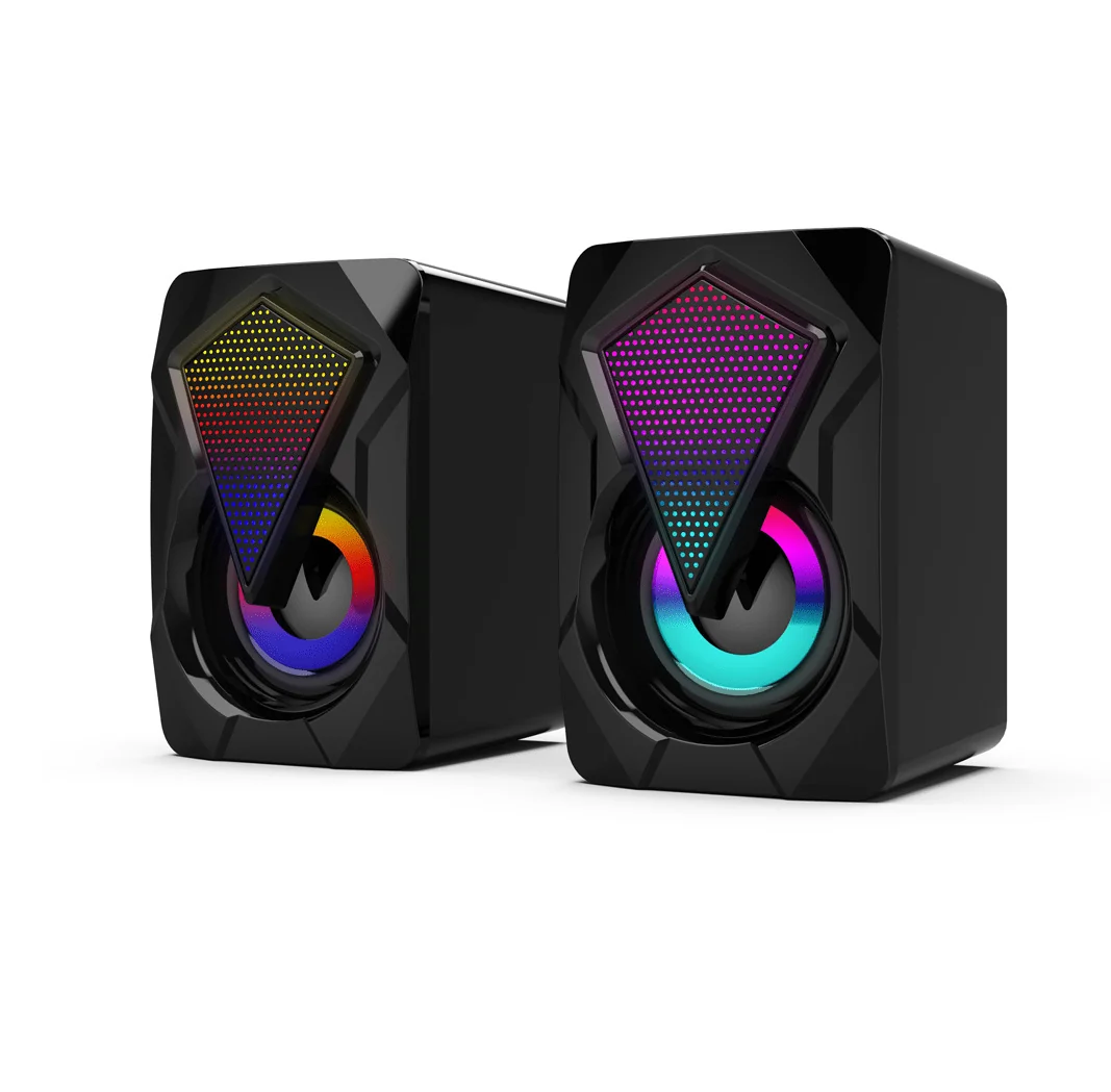 Organic WATTSON – Set of 2 Gaming Speakers with Light Effects Dependable