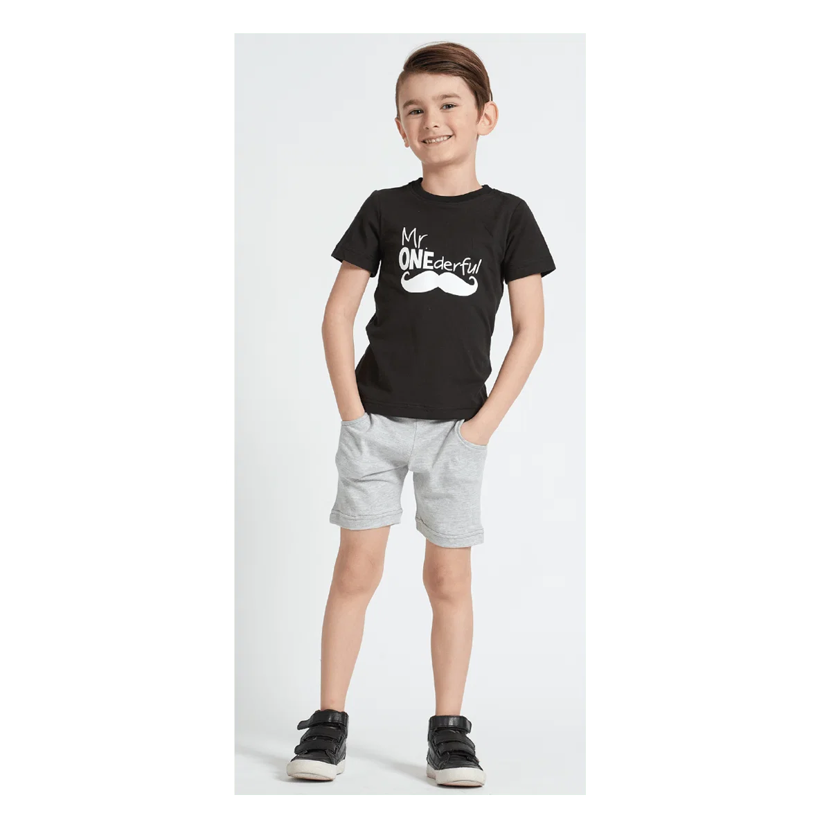 High-Performance T-Shirt With Short For Boys Genuine