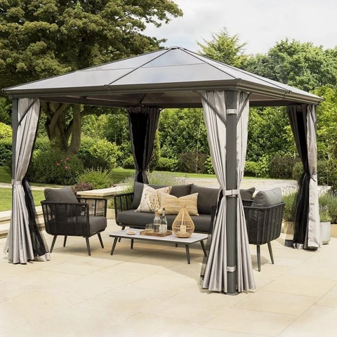 Durable Aluminum Hardtop Gazebo High-Grade