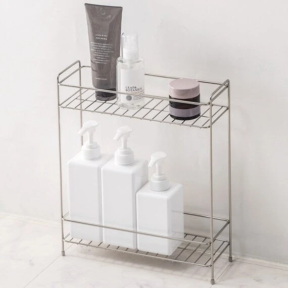 High-Grade WIRE BATH RACK 2TIER FB20022 W30D11H36.5 Contemporary