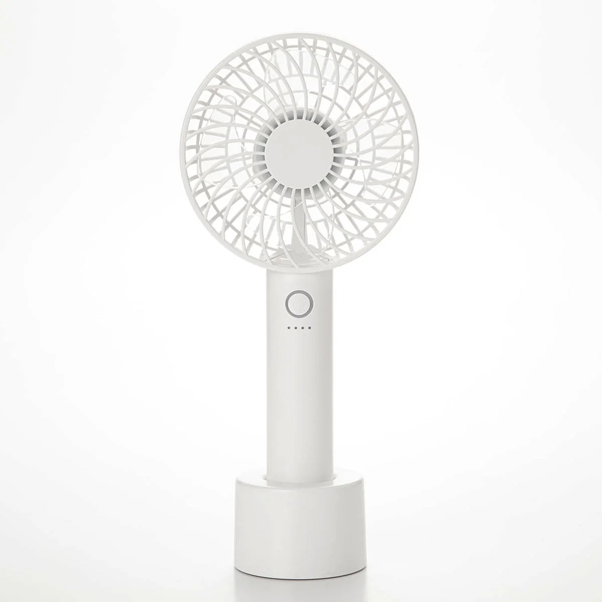Fashionable HANDY FAN WITH CHARGEABLE BASE HF317WH Original Design