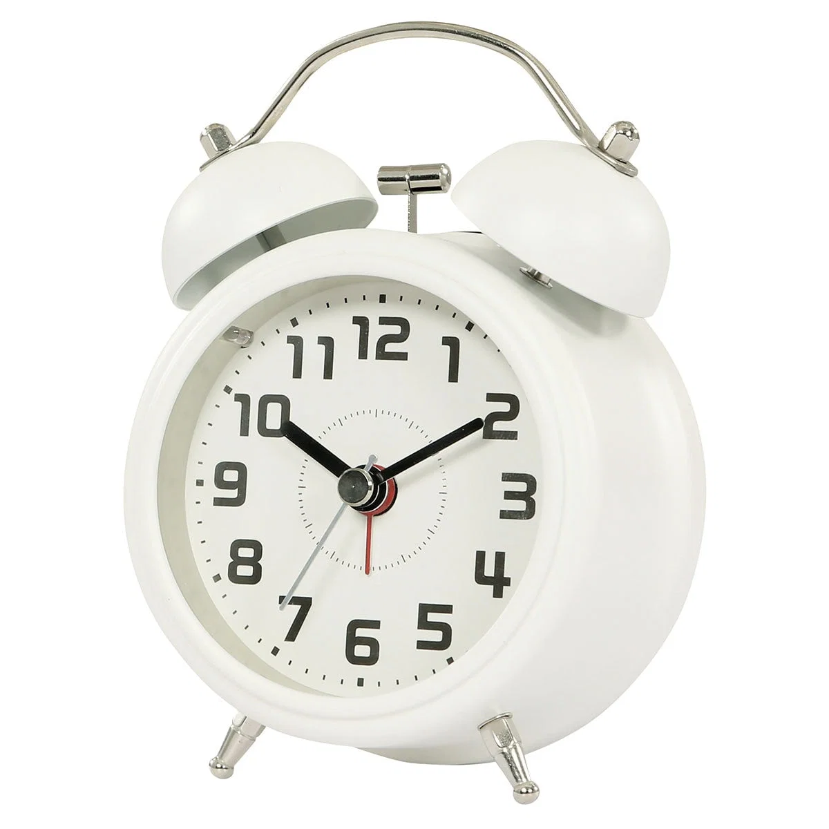 Verified 3 INCHES TABLE TWIN BELL ALARM CLOCK 03BC – PALTY BELL R-WH Certified