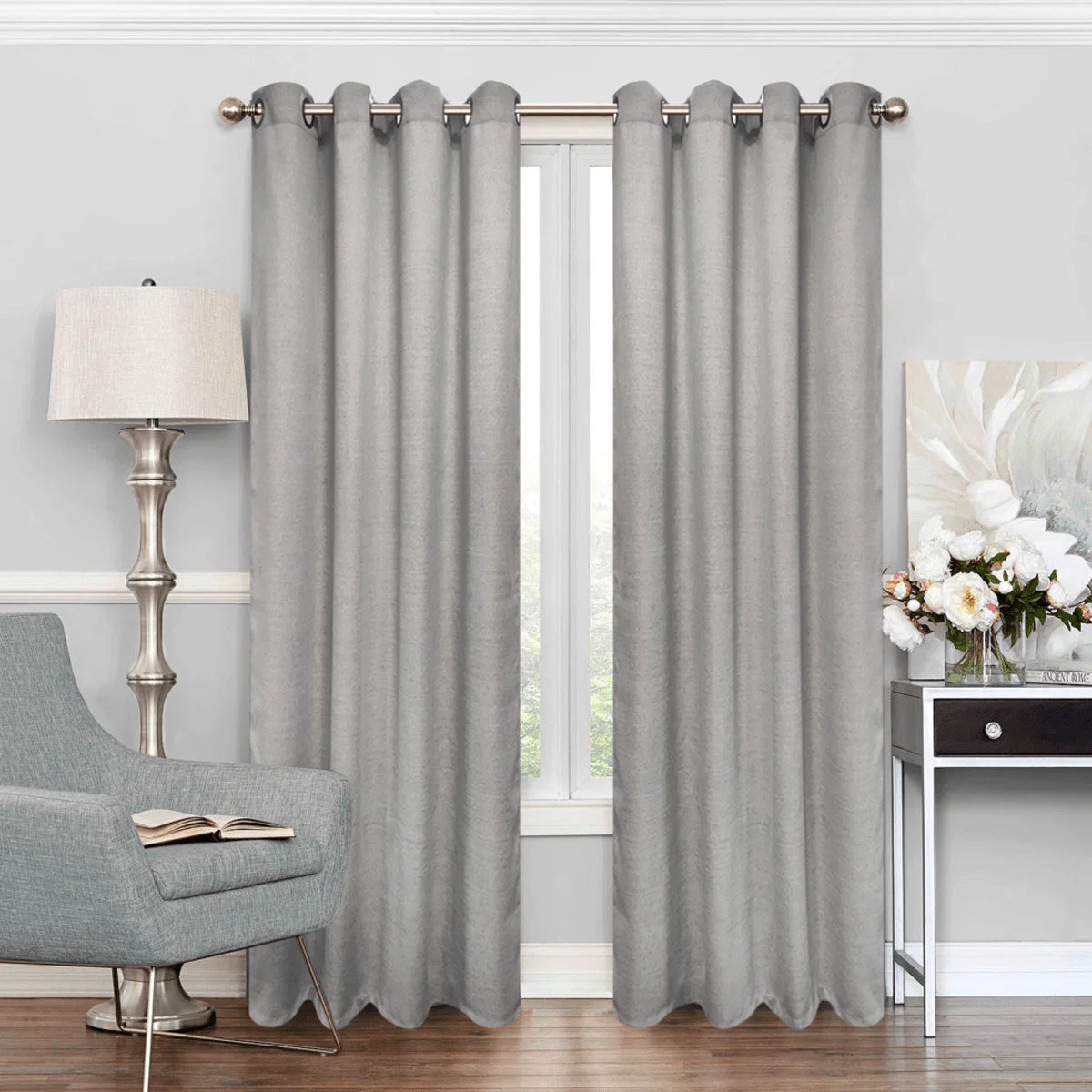 Functional Maxim – Panel Grommet 1pc Heavy weight Faux Linen Casual