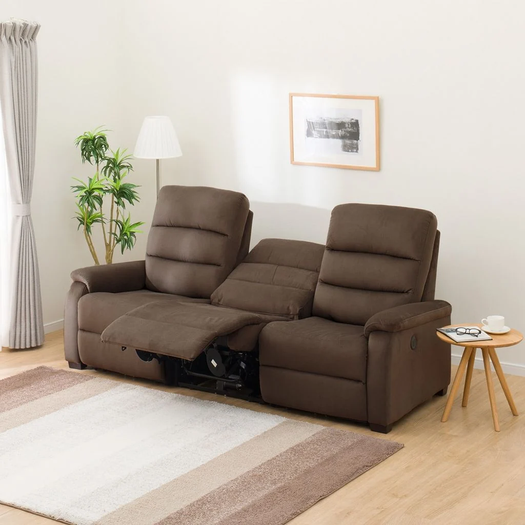 Sustainable 3 ELECTRIC 3P SOFA N-BELIEVA MICROFIBER DBR Green