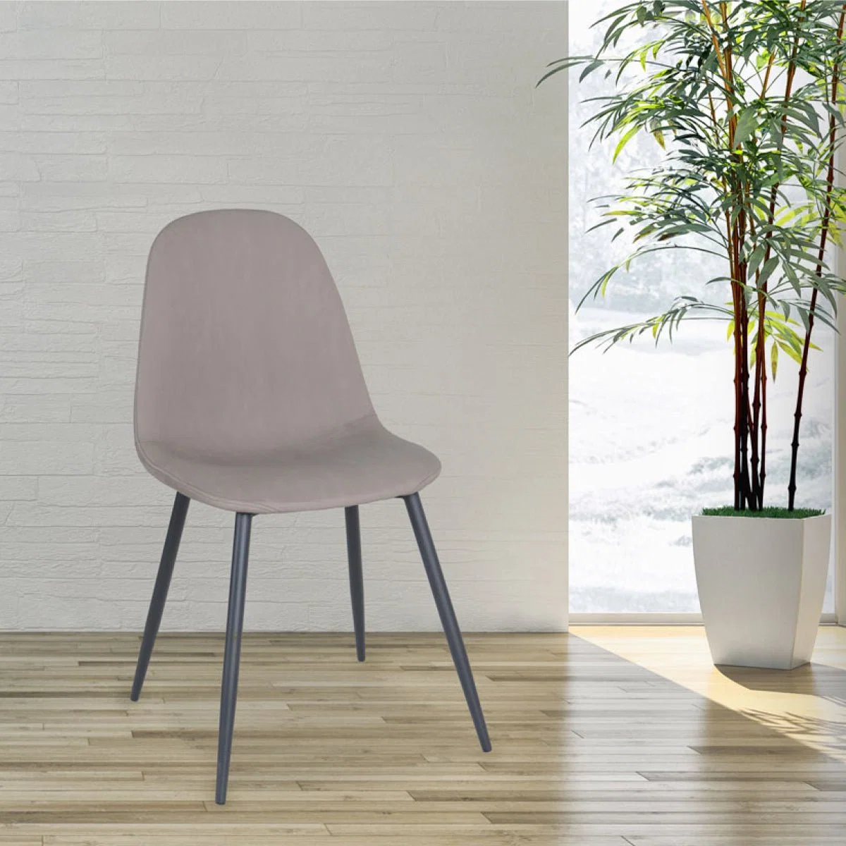 Carefully Designed High Quality Pu Dining Chair 45x54x84cm Casual