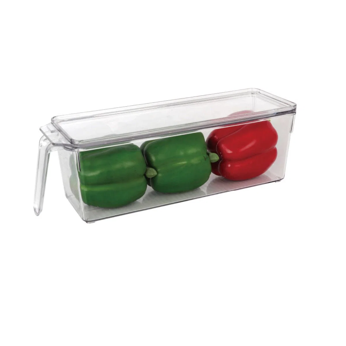 Fast Fridge Organizer Bin with Lid 31.5 x 10 x 10 cm Expertly Made