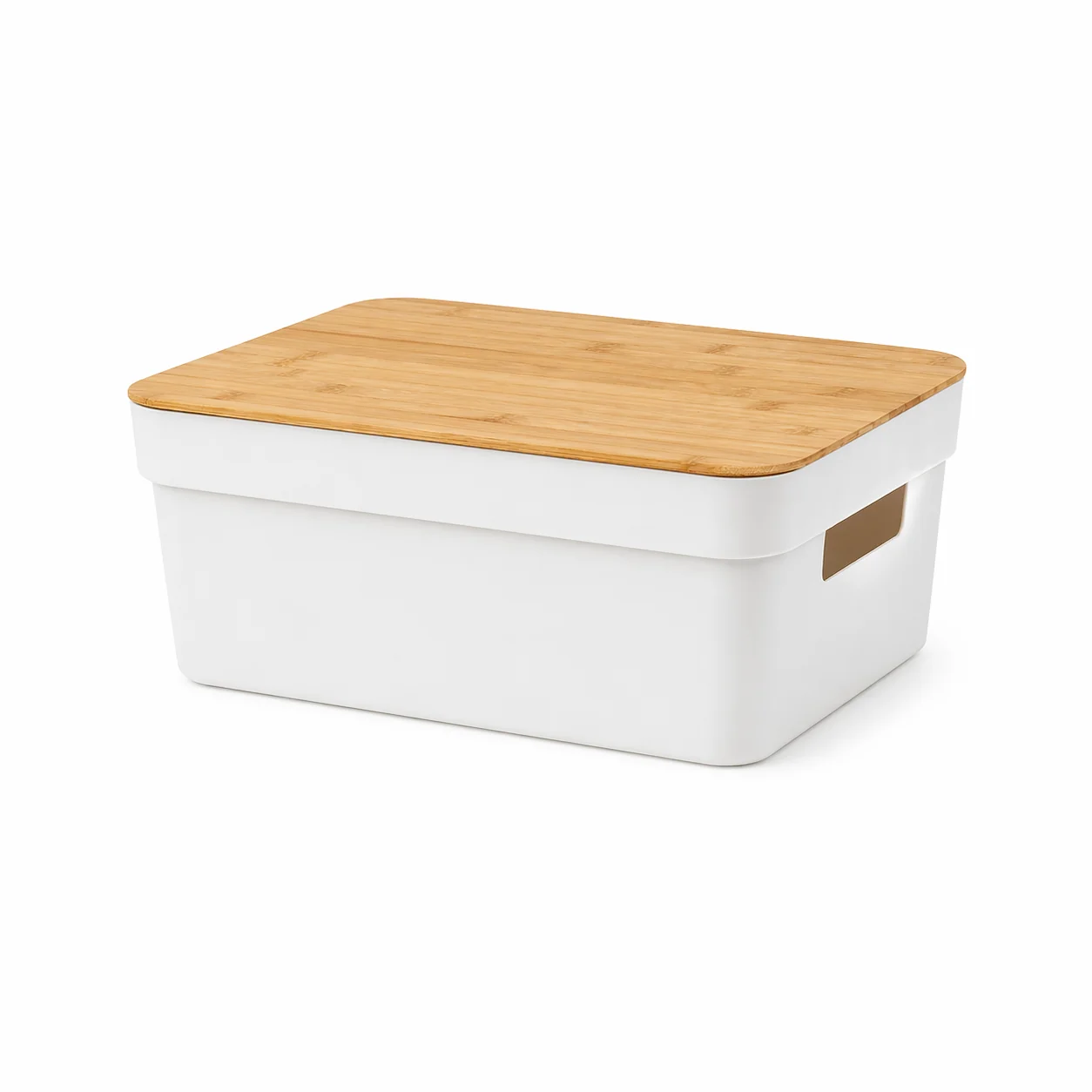Quality Medium Storage Box with Bamboo Lid 14 x 10 x 5.5 Reliable