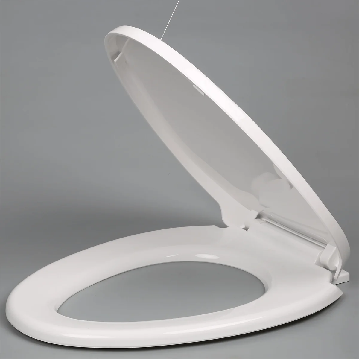 Specialty Toilet Seat Elongated Soft Close with Top Fitting 46 x 36.5 cm Detailed