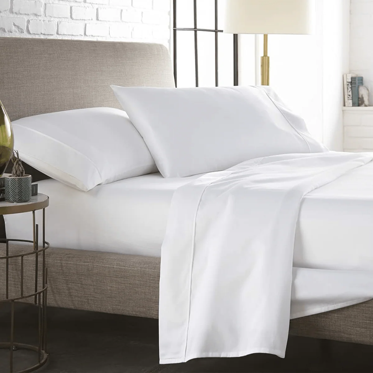 Premium Material Cotton Fitted Sheet Fashionable