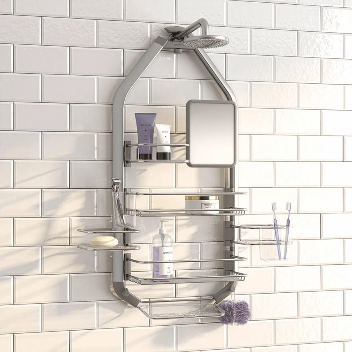 Recyclable ARTIKA O2 Shower Caddy for Showerhead or Shower Door Excellent
