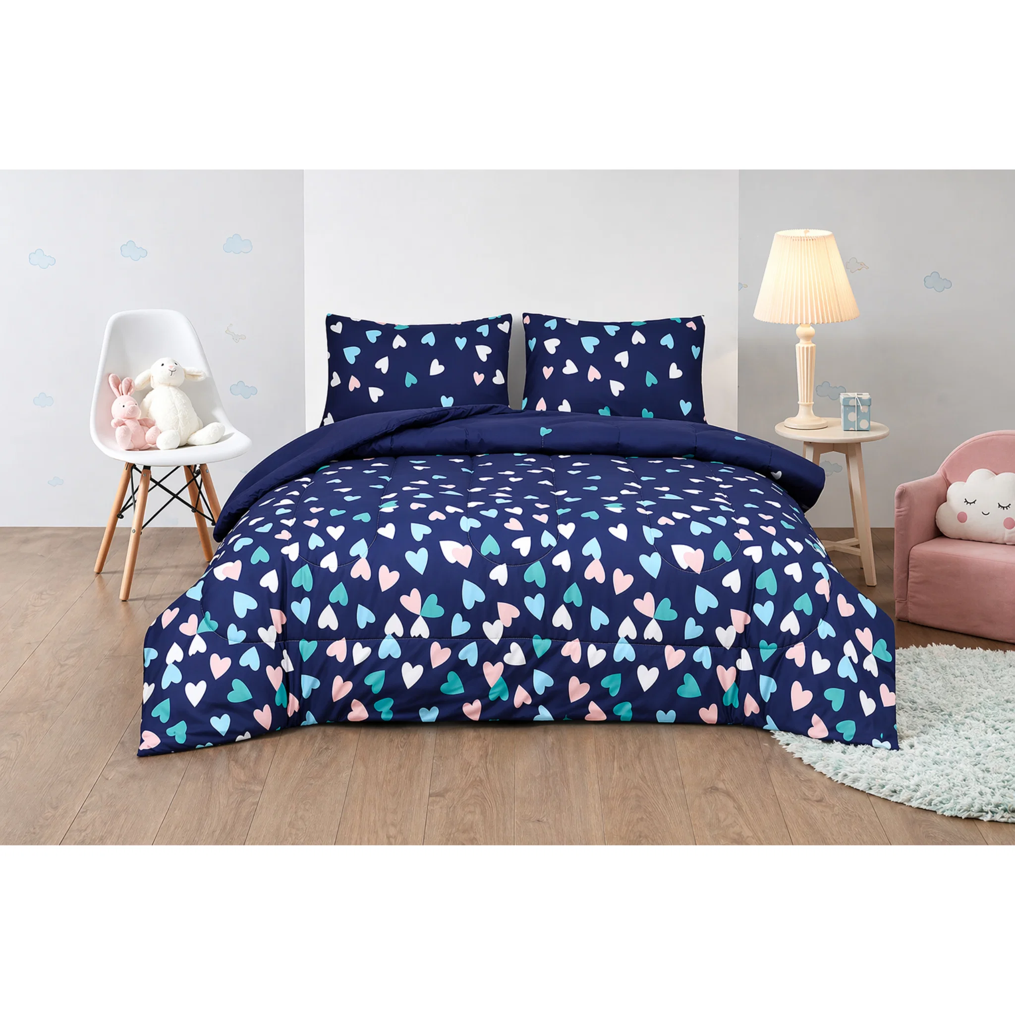 Consistent Dahlia 3pcs Comforter Set Dependable