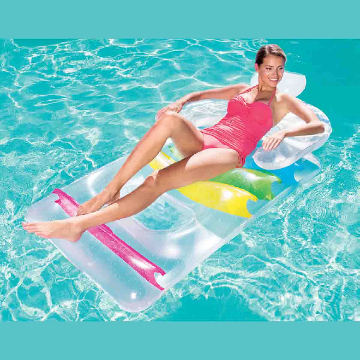 Elite way® Summer Colors™ Inflatable Pool Lounge Exceptional