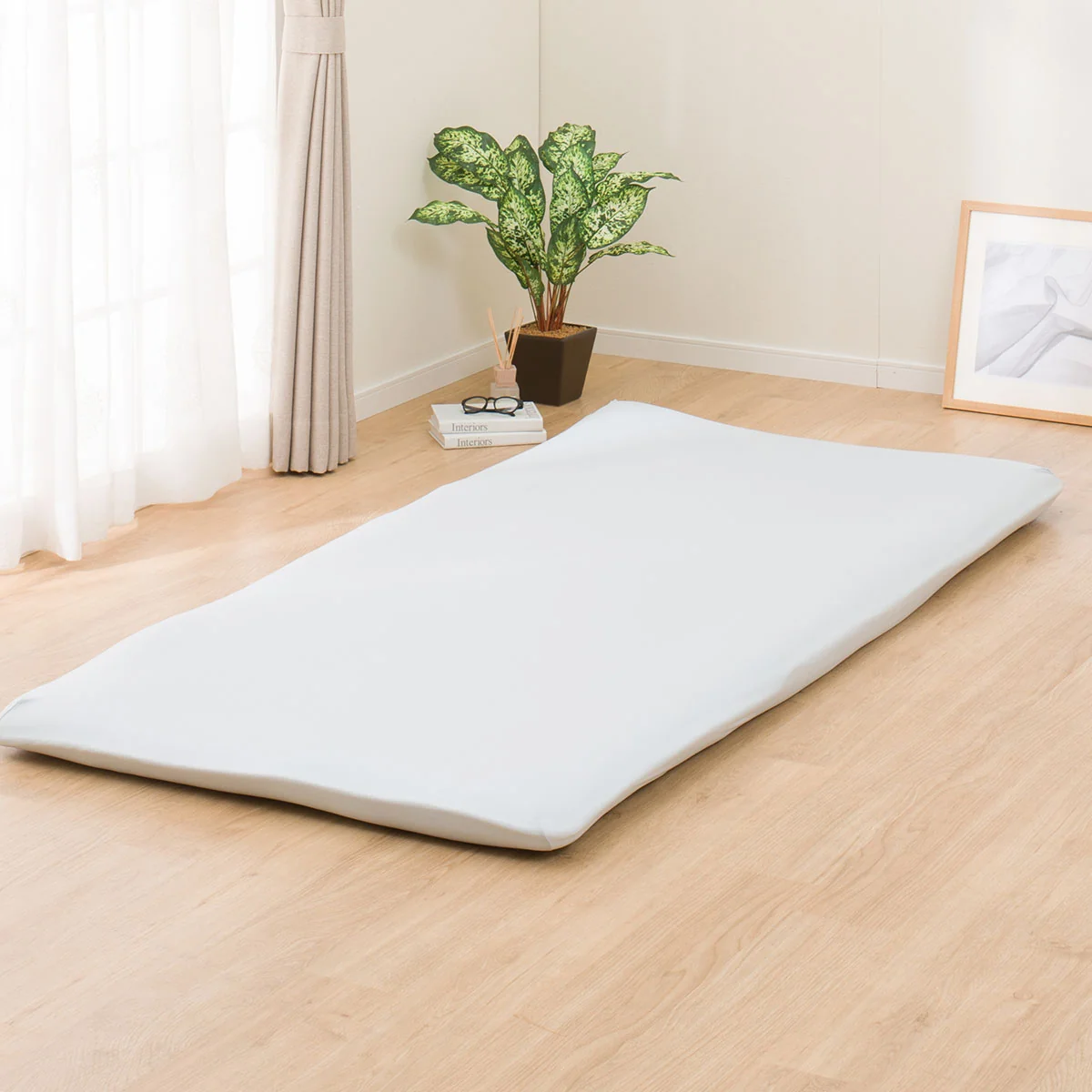 Premium Material STRETCH FITTEDSHEET38 NFIT FT03 PLAIN BL SS-S Pure