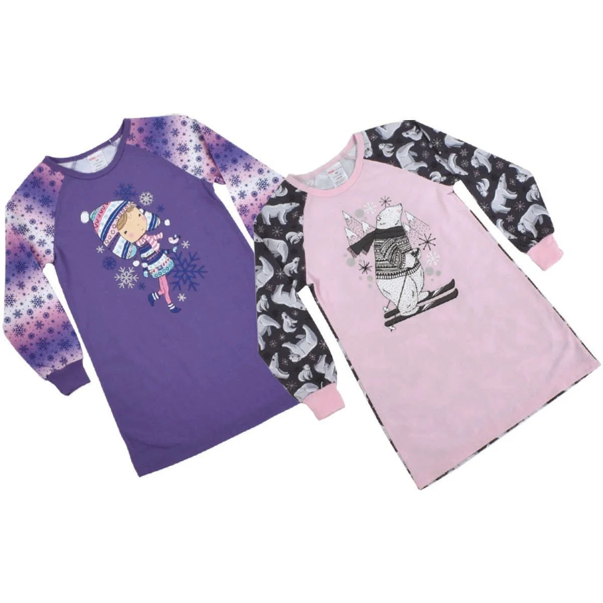 Sustainable Little Girls Sleep Dress Premium Material