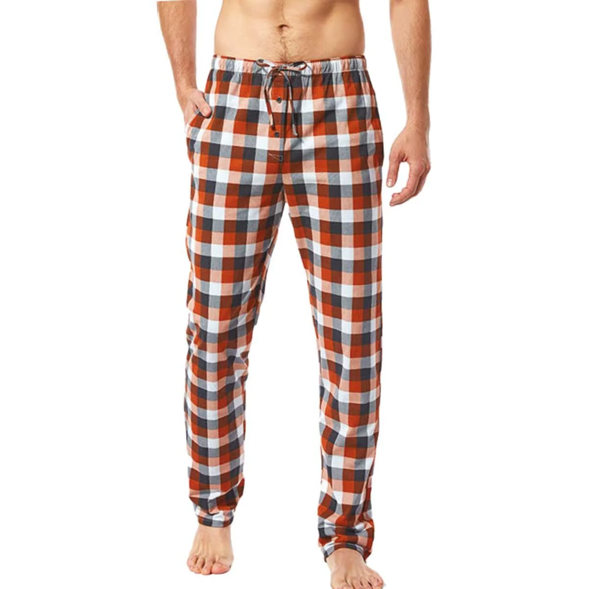 Expertly Made Men’s Flannel Pyjama Bottom Natural