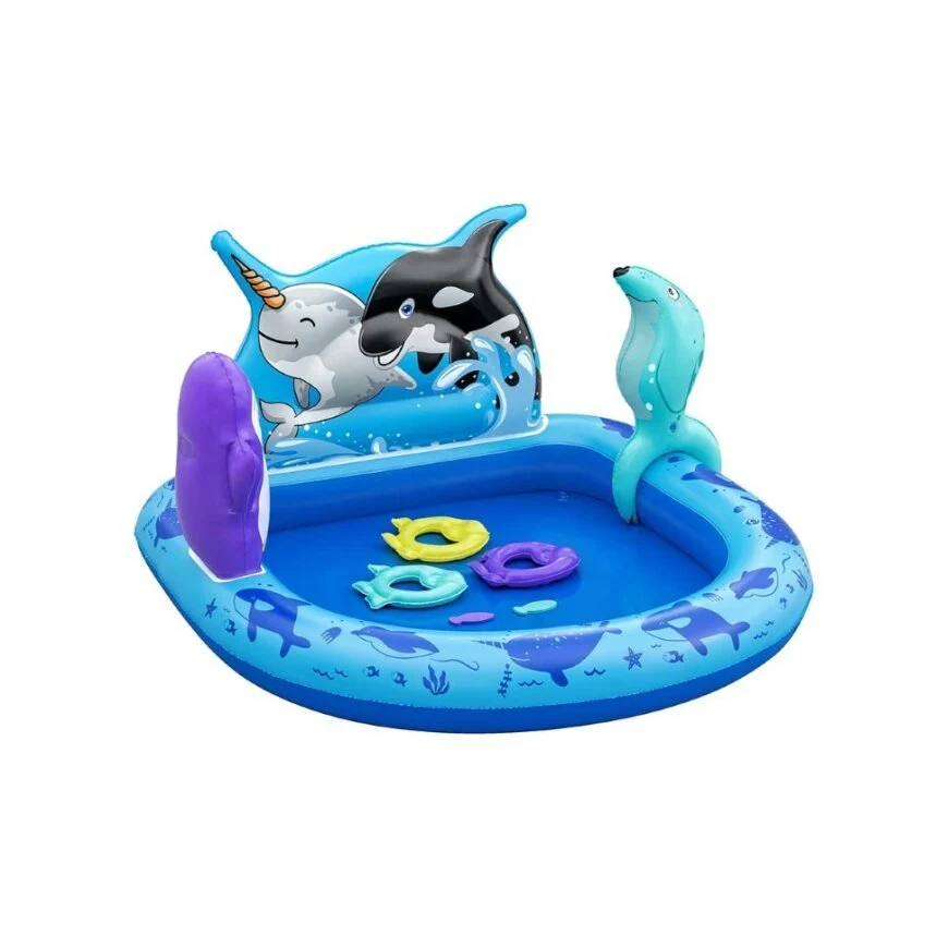 Lightweight way® Polar Pals™ Kids Inflatable Water Play Center and Pool 1.34 m x 1.31 m x 73 cm Reliable
