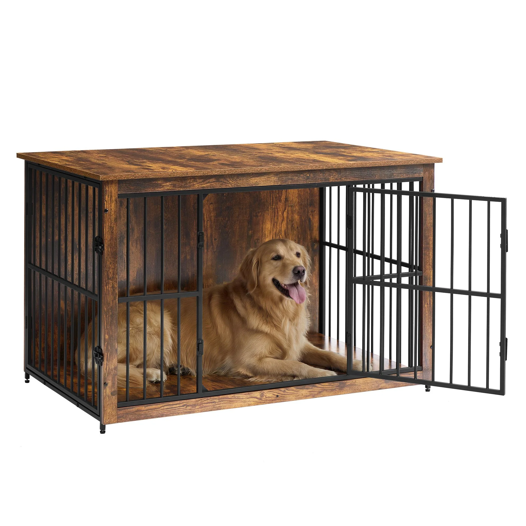 Flexible Feandrea Feandrea Wooden Dog Crate Furniture Crafted