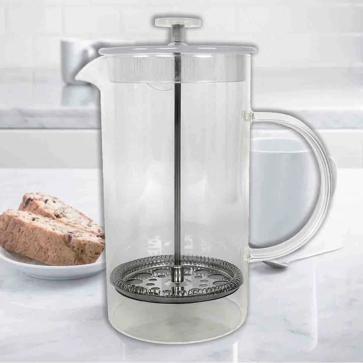 Stylish Glass French Press Stainless Steel Innovative