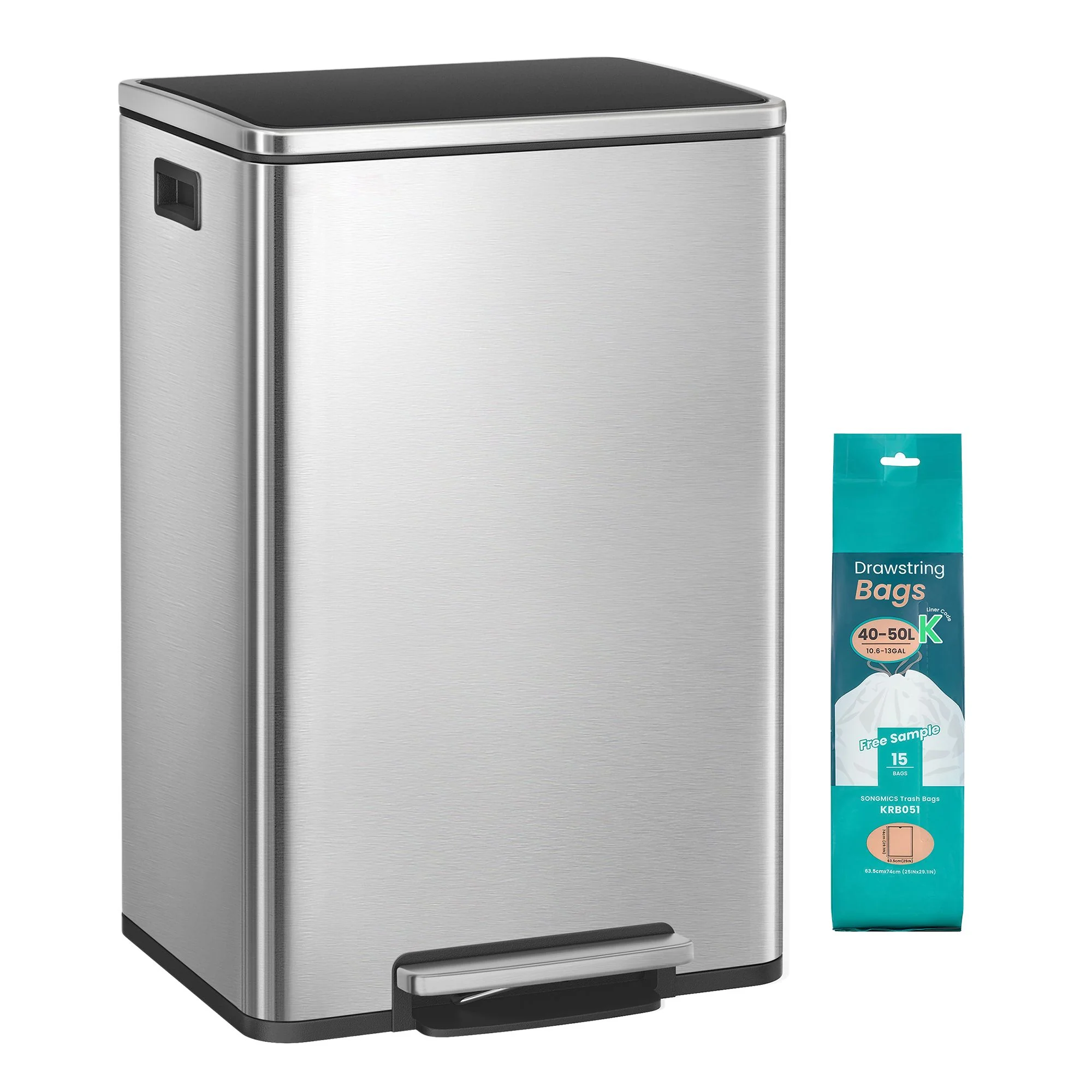 Efficient SONGMICS HOME SONGMICS HOME 13-Gallon Trash Can Fast
