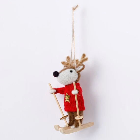 Quality ORNAMENT SKI DEER CB-20512 n3GL Carefully Designed