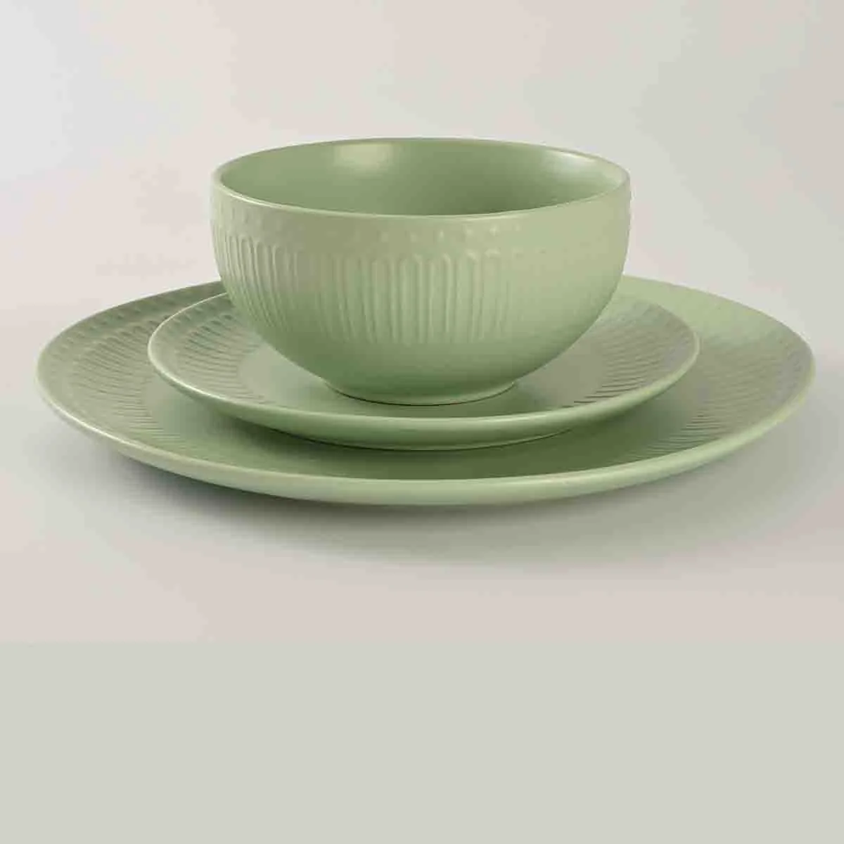 Premium Material A La Cuisine – Dinnerware Set-Light Green Easy-to-Use