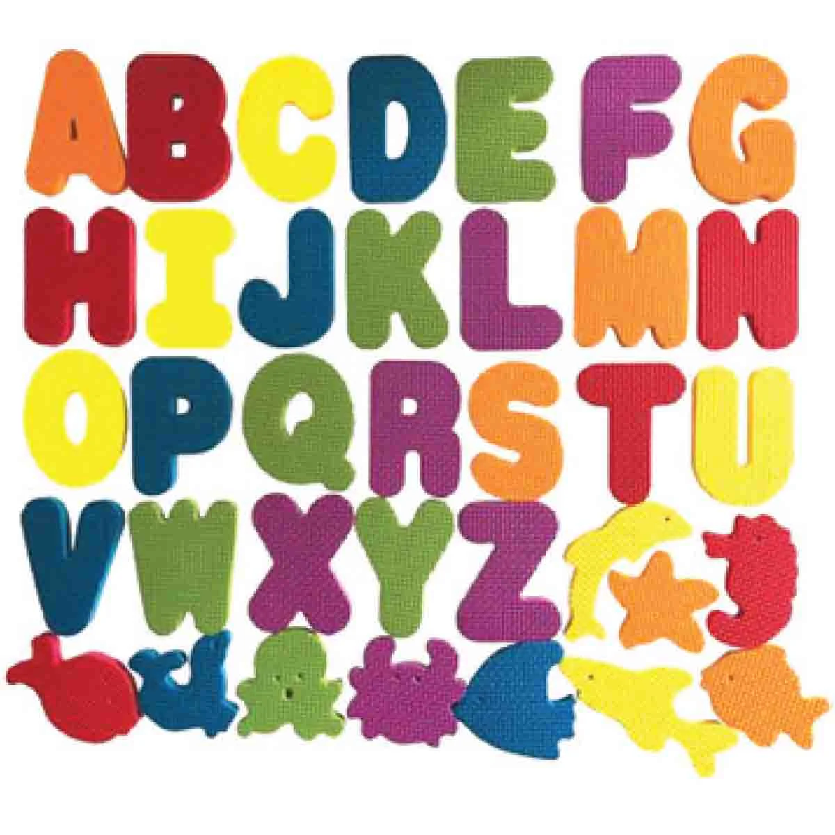 High-Performance 36pcs Bath Tub Letters Shapes Durable