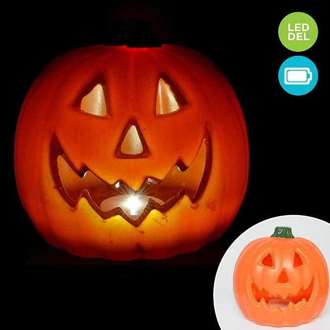 First-Class Plastic Light-up Led Pumpkin Warm White Lights23cm Artisan
