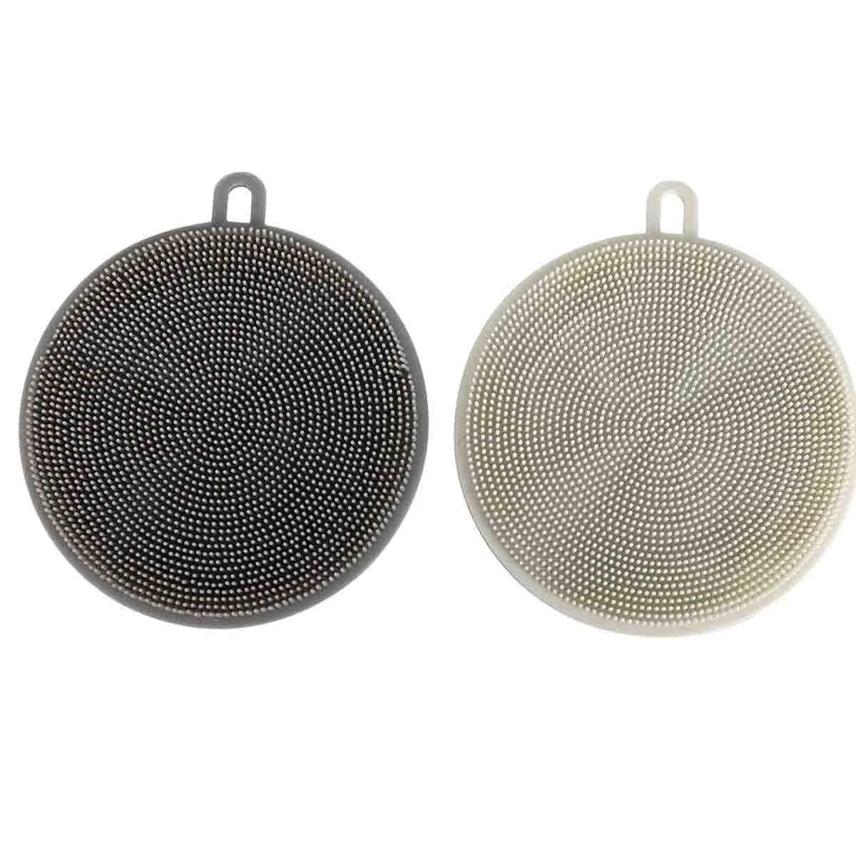 Casual Clean Concept- 2pcs Silicone Scrubber Set Efficient