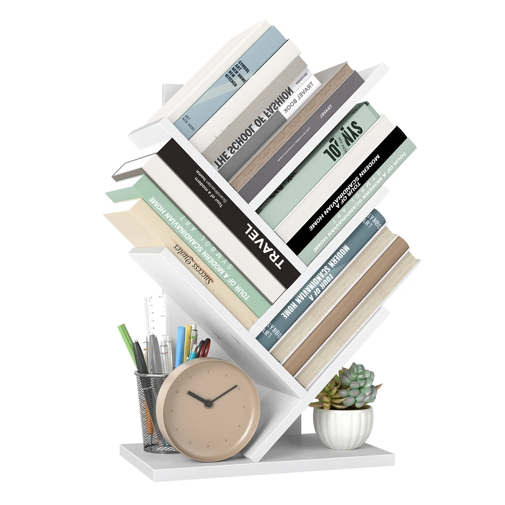 Quality VASAGLE Tree bookshelf with space saving shelves Fashionable