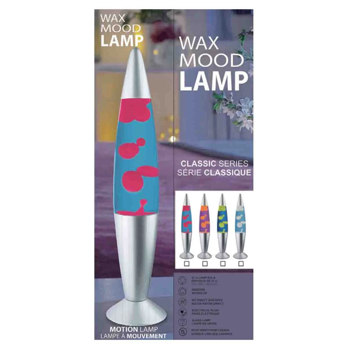 Trendy 13in Lava Lamp Rainbow Powerful